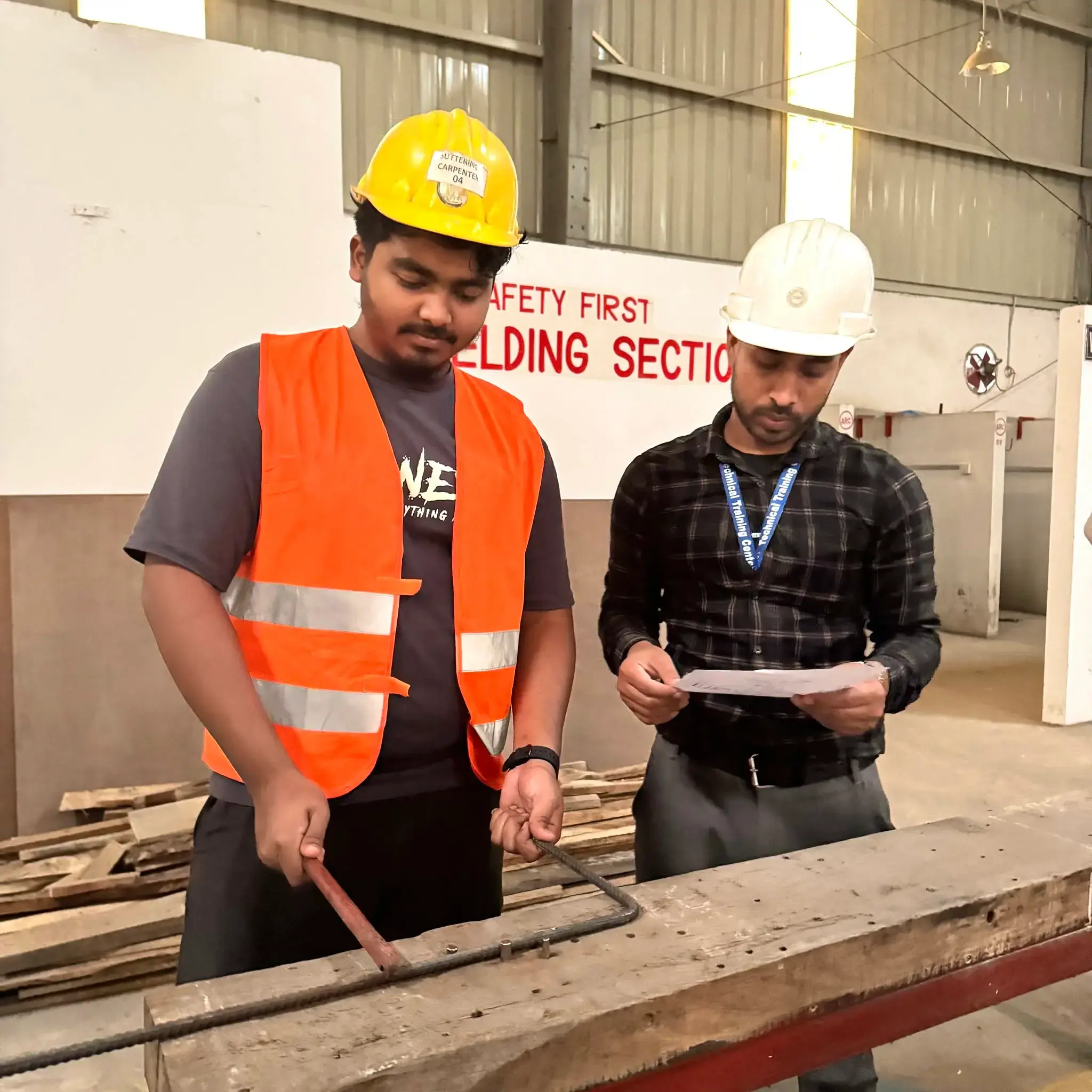 MBH Technical Training Centre — workshop floor