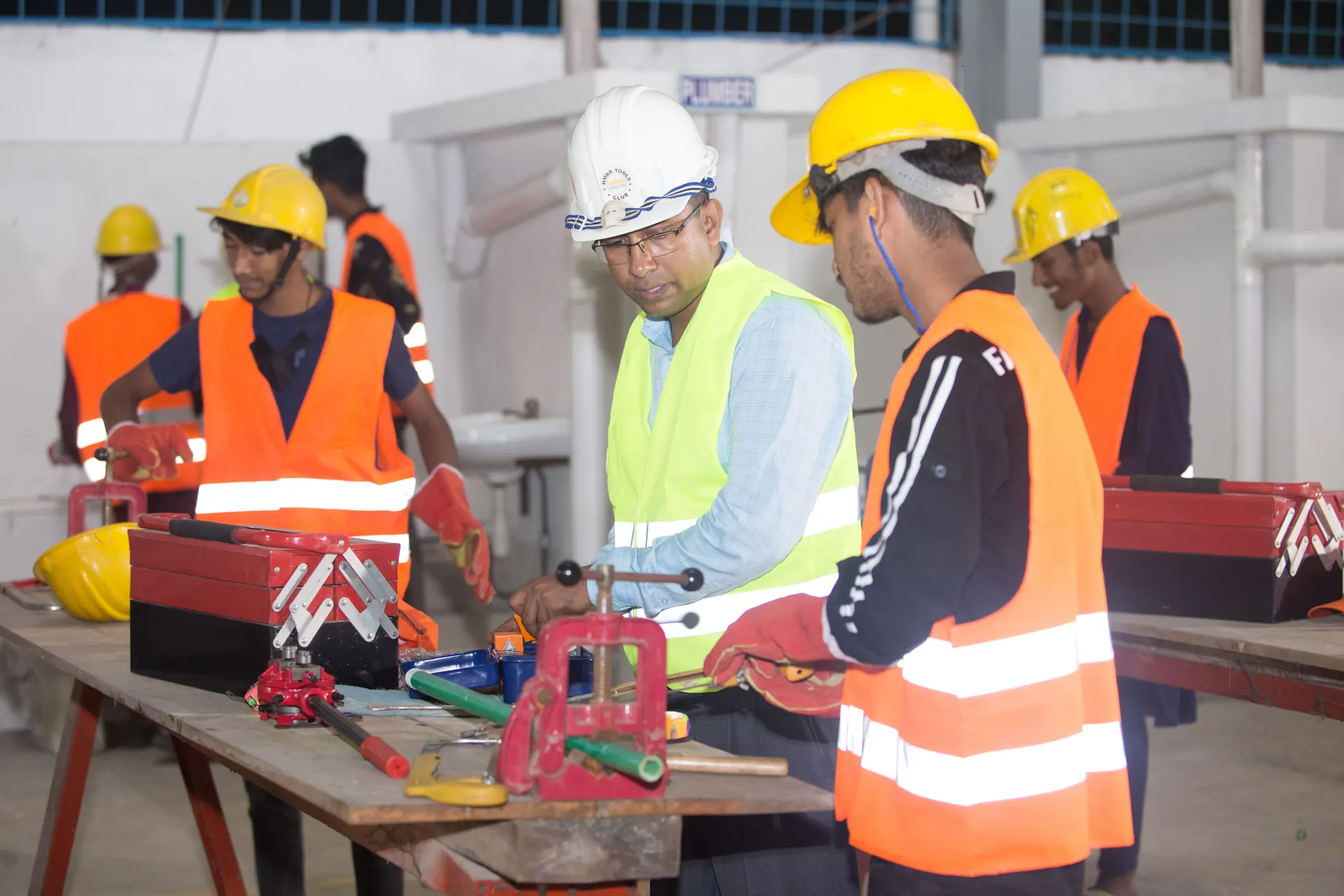 Trade testing for skilled construction workers