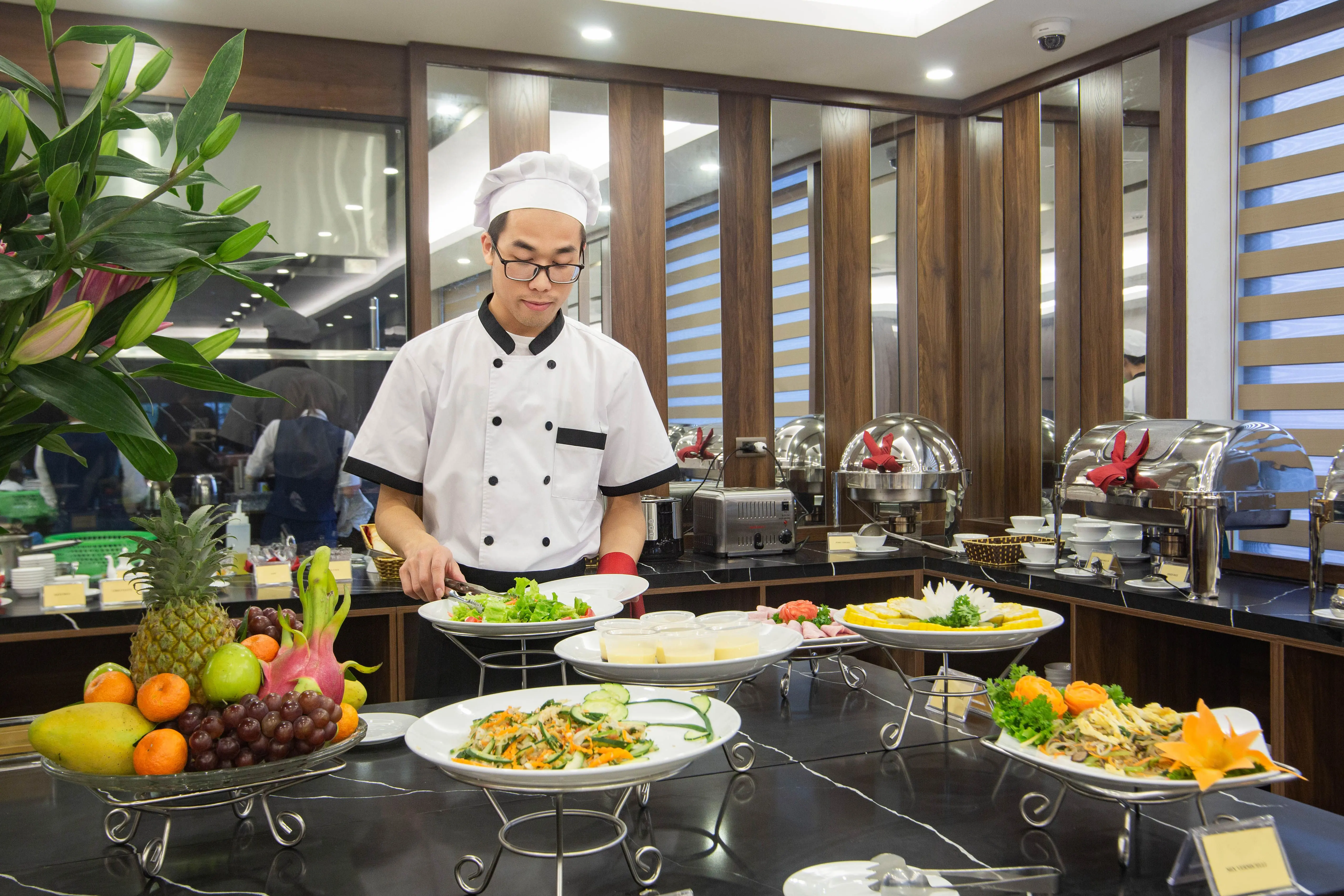Hospitality sector worksite